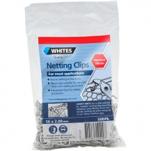 12400 - netting clips 16mm x 2mm 500pk
